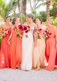 a group of women standing next to each other