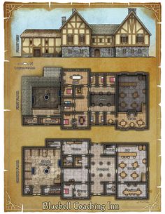 the bluebell coaching inn floor plan