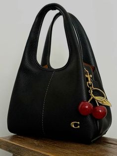 Everyday Bag Essentials, Cherry Charm, Cream Bags, Favorite Purse, Bag Obsession, Best Purses