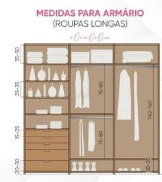 an image of a closet with clothes and other items on the shelves, labeled in spanish