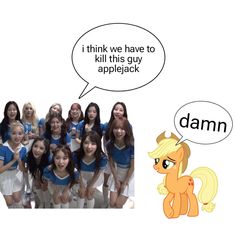 i think were gonna have to kill this guy loona ot12 applejack my little pony Loona Ot12, Loona Memes, I Am Happy, My Little Pony, Feelings, Memes, Funny