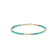 Add a pop of color to your jewelry box with this turquoise and 14k gold beaded bracelet. Click on this JEWELRY & WATCHES GUIDE to learn about fit, styles, materials and more! Add a pop of color to your jewelry box with this turquoise and 14k gold beaded bracelet. Click on this JEWELRY & WATCHES GUIDE to learn about fit, styles, materials and more! FEATURES Length: 7 in. Clasp: lobster-claw Metal: 14k gold Finish: polished Packaging: boxedSTONE DETAILS Stone type: turquoise Total weight: 4.25 ct. Turquoise Faceted Beads Rondelle Bracelets, Elegant Single Strand Turquoise Bracelet, Elegant Turquoise Beaded Bracelet, Gold Beaded Bracelet, Turquoise Bead Bracelet, Gold Bead Bracelets, Pop Of Color, Turquoise Beads, Gold Beads