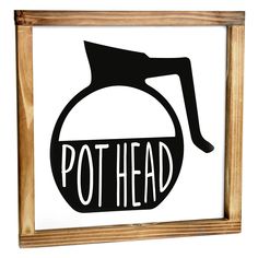 PRICES MAY VARY. Kitchen Conversation Starter - Impress your guests, friends and family with our pot head coffee sign; a cute and funny pot head sign coffee for kitchen decor, office decor, or home décor Housewarming Gesture - Cute and affordable, our coffee pot head sign can be used as a clever gift idea; perfect as a housewarming, holiday or any occasion gift Effortless Display Options - Includes keyhole slot for easy, flush mount hanging to wall; pot head sign works as a hanging sign wall dec Coffee Station Decor, Farmhouse Kitchen Signs, Modern Farmhouse Kitchen Decor, Farmhouse Coffee Bar, Coffee Wall Decor, Coffee Sign, Farmhouse Frames, Coffee Wall