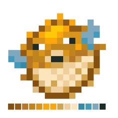 an image of a pixellated animal with the words, i love you