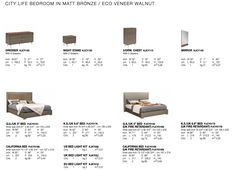 the bed is shown with different measurements for it