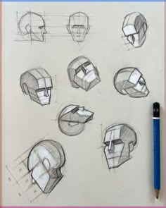 Drawing faces using planes and geometric shapes to understand face ratios and proportions #drawingideas #drawing #drawing tutorial #facedrawing #howtodraw Luminous Method Face Drawing, Body Ratio Drawing, Geometric Face Drawing, Face Structure Sketch, Face Ratio Drawing, Face Planes Art Reference, 3d Geometric Shapes Drawing, Facial Structure Drawing, Head Structure Drawing