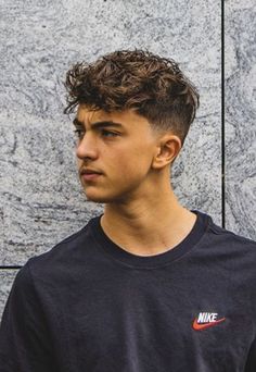 #BoyHaircutsShortFade #BoyHaircutLongOnTopShortOnSides #BoyHaircutStraightHair Teen Boys Curly Haircut Trendy, Teen Boy Curly Haircut, Teen Boys Haircut Trendy, French Crop Hair Men, Boys Curly Haircuts