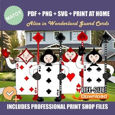 the card game includes professional print shop files for all kinds of cards and their designs