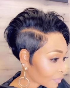 Quick Weave Ideas, 2023 Plans, Short Quick Weave Hairstyles, 27 Piece Hairstyles, Mohawk Styles, Shaved Side Hairstyles