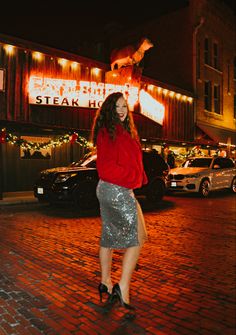 Kaitlin Butts in the Fort Worth Stockyards Fort Worth Stockyards, The Fort, Fort Worth, Fort, Sequin Skirt