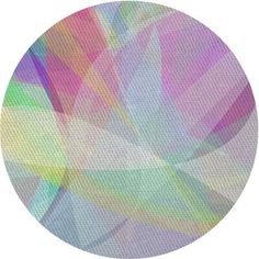 an abstract circular pattern in pastel colors