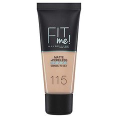 Matte Poreless Foundation, Maybelline Foundation, Best Drugstore Foundation, Maybelline Fit Me Foundation, Fit Me Matte And Poreless, Foundation Tips, Lightweight Foundation, Drugstore Foundation, Natural Foundation