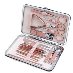 روتين العناية بالبشرة, Manicure Set, Grooming Kit, Grooming Tools, Nail Kit, Nail Clippers Set