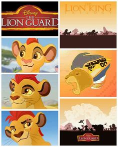 the lion guard from disney's live - action movie is shown in this poster