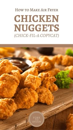 how to make air fryer chicken nuggets chick - fil - a copycat