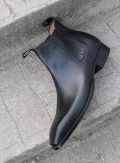 Crafted Leather Men's Fashion Black Leather Chelsea Boot sold by Crafted Leather. Shop more products from Crafted Leather on Storenvy, the home of independent small businesses all over the world. Office Leather Chelsea Boots With Almond Toe, Office Chelsea Boots With Almond Toe And Leather Sole, Leather Chelsea Boots With Almond Toe For Office, Leather Chelsea Boots With Pointed Toe For Office, Business Chelsea Boots With Leather Lining And Pointed Toe, Pointed Toe Leather Chelsea Boots For Office, Classic Leather Chelsea Boots For Office, Business Boots With Rubber Heel Cap And Pointed Toe, Leather Dress Shoes For Fall Galas