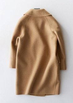 Beige Wool Coat, Mantel Beige, Wool Coat Women, Women Coats, Big Pockets, Linen Maxi Dress, Elegantes Outfit, Linen Dresses, Wool Coat