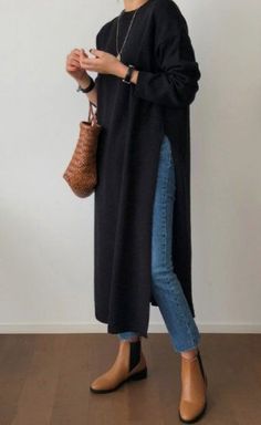 Sukienki Maksi, Modest Fashion Outfits, Fashion Mode, Casual Style Outfits, Winter Fashion Outfits, Modest Outfits, Stylish Dresses