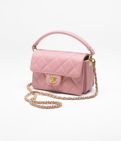 Light Pink Purse, Bag Wishlist, Chanel Pink, Luxury Wear