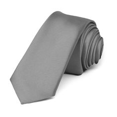 This gray premium tie is cut in our skinniest and trendiest 2-inch width. Its heavyweight woven material and smooth satin finish provides a sharp look that is suited for your most formal occasions.We recommend this shade for a medium gray color, not too light, not too dark. Product Features • Skinny 2" width, at the widest point • 57" length, tip to tip• Color is gray • Made from 100% Polyester Microfiber • Smooth, satin finish • Imported Pocket Squares, Color Swatch, Color Swatches, Color Names, Free Coloring, Necktie, Formal Occasion, Satin Finish, Color Matching