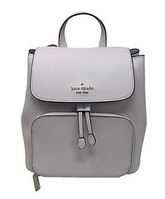 Find ideas๏ฟฝand inspiration for Kate Spade Kristi Medium Flap Backpack Pale Amethyst Leather Bag KA695 $379, bags Kate Spade Luxury Leather Backpack, Luxury Kate Spade Leather Satchel Backpack, Kate Spade Luxury Standard Backpack, Luxury Leather Bag, Flap Backpack, Vintage Leather Bag, Waist Bags, Chest Bag, Vintage Bags