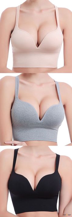 US$11.59 + Free shipping. Comfy Sporty Shockproof Running Wireless Push Up Breathable Yoga Vest Bra For Women. women bra, wireless bra, sports bra, bandeau bra, push up bra, wonderbra, adjustable bra, plus size bras. Buy now! Sport Bras, Wonder Bra, Bandeau Bra, Yoga Sports Bra, 11 59, Skateboarder, Bra Women, Sports Bras