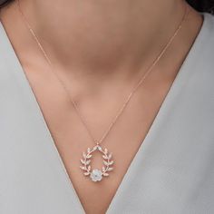 The magnolia flower necklace symbolizes beauty, charm, elegance, and all that we love about the South.• Finish: 925k Sterling Silver / Rose • It's dainty and can be worn every day • A special piece you'll treasure • High quality materials and attention to detail • Our jewelry is designed With ?️ In NY H O W ∙ T O ∙ O R D E R It’s easy as 1, 2, 3! 1. Select your loved option from the dropdown menu 2. Add to your cart and move on to checkout I T E M ∙ S P E C I F I C A T I O N S • CHAIN LENGTH: 16 Delicate Flower Necklace With Round Pendant For Wedding, Delicate Flower Necklace For Wedding With Round Pendant, Delicate Wedding Flower Necklace With Round Pendant, Elegant Petal-shaped Wedding Necklaces, Feminine Flower-shaped Necklace For Weddings, Feminine Flower-shaped Wedding Necklaces, Feminine Flower Pendant Necklace For Wedding, Pearl Necklace Gold, Mother Of Pearl Necklace