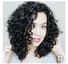 Layers Volume, Perm Styles, Dark Curly Hair, Curly Styles, Curly Bob Hairstyles