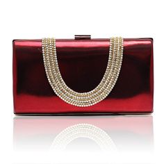 Free U.S. shipping. Style:  , color:Purple, suite for season：Spring, Summer, Autumn, Winter ，Anniversary, Going out, Hanging out, Party, Red Carpet, Material PU, Purple Metallic Rhinestone Clutch Bag Evening Bags Elegant Purple Shoulder Bag For Party, Elegant Purple Party Bag, Glamorous Purple Party Bag, Rectangular Burgundy Clutch For Party, Burgundy Clutch Bag For Party, Purple Rhinestone Party Bag, Elegant Burgundy Clutch For Party, Elegant Holiday Bags, Glamorous Red Party Bag