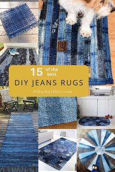 denim rugs with the title 15 of the best diy jean's rugs