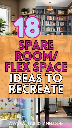 18 Flex Space Ideas to Recreate in Your Spare Room Other Rooms In The House, Unique Extra Room Ideas, What To Do With Extra Bedroom In House, Small Spare Bedroom Game Room Ideas, Maker Space At Home, What To Do With A Small Room, Room Within A Room Ideas, What To Do With Open Space In House, Craft And Exercise Room Ideas