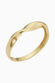 A study of elegance and sophistication, our Easy Twist Ring is the ideal everyday piece. Crafted from solid gold, this band offers a gentle curve for a modern, sculptural aesthetic. Metal: 14 Karat Yellow Gold Weight: 1.75 Grams Available in multiple sizes Origin: Crafted in Istanbul, Turkey Twist Ring, Istanbul Turkey, Istanbul, Solid Gold, Twist, Nordstrom, Yellow Gold, Sculpture, Band