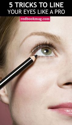 Eyeliner is the fastest way to make your eyes look bigger, brighter, and much sexier. This easy guide will help you get the technique rightby tonight. Eyeliner Shapes, How To Do Eyeliner, Eyeliner Designs, Eyeliner Products, Makeup Tutorial Eyeliner, Perfect Eyeliner