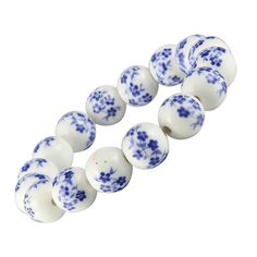 PRICES MAY VARY. Item Size: approx. 3.14 inches(8cm) in diameter; Adjustable design with elastic rope, nice stretch fit most hands. Unisex for men and women. Premium Material: Blue and white glazed porcelain beads with high polished smooth surface and long lasting color retention, durable and long lifespan, comfortable to wear. Porcelain Artwork: These blue and white porcelain bead bracelets are handmade in Jingdezhen, the porcelain capital of China. They are of good texture and exquisite appear Dinner Party Birthday, Red Jasper Bracelet, Prom Dinner, Porcelain Beads, Large Bracelet, Wrist Bracelet, Copper Cuff Bracelet, Jasper Bracelet, Gifts Anniversary