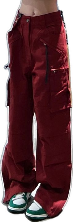 Cargo Pants Fashion, Women Bottoms, Baggy Cargo Pants, Red Vintage, Straight Pants, Fashion Pants, Summer Women, Cargo Pants, Womens Bottoms