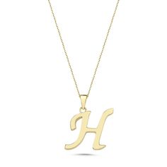 PRICES MAY VARY. Treat Yourself: The letter H necklace is made with 14k yellow gold perfect craftsmanship. If you are looking for a dainty gold gift for your loved ones, we are happy to be a part of your special moments. Our Quality: All unique solid gold products are lead-free, nickel free and hypoallergenic. 14 karat gold pendants can use every time thanks to they will not discolor. 100% Guaranteed:The real gold necklaces offer a full setting guarantee. And our solid gold products that you hav Letter H Necklace, H Necklace, Real Gold Necklace, Gold Necklace For Women, Custom Pendant, Initial Necklaces, Gold Letter Necklace, Gold Pendants, Solid Gold Necklace