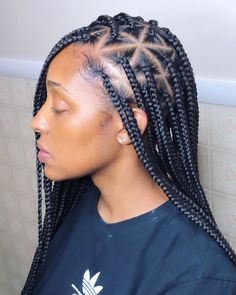 4 Braid Hairstyles, Red Braiding Hair, Braid And Curls, Triangle Parts, Frontal Hairstyles