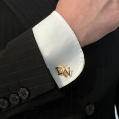 ✨These monogram cufflinks will make an impression regardless of the occasion, making them the perfect gift for groom, fathers, graduates, boyfriends, groomsmen, and wedding parties. ✨A touch of elegance to his everyday style with these personalized cuff links. Choose between silver, gold or rose gold plated finish for these cut out cufflinks personalized with 2 initials。Not just for wedding anniversaries, add any initials, monogram or memorial words. Change it up and make each one different! ✨Pl Classic Cufflinks For Father's Day And Formal Occasions, Elegant Customizable Cufflinks For Formal Occasions, Customizable Cufflinks For Formal Occasions On Father's Day, Classic Customizable Cufflinks For Gift, Classic Customizable Cufflinks For Formal Occasions, Classic Customizable Formal Cufflinks, Classic Cufflinks For Business And Father's Day, Luxury Personalized Cufflinks For Formal Occasions, Classic Cufflinks For Groom