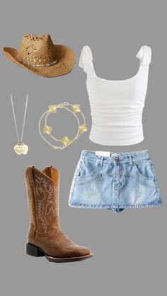 Concert Outfit Cowboy Boots, Morgan Wallen Outfit, Woodstock Outfit, Isabelles Cabinet, Outfit Inspo Country, Stampede Outfit, Concert Outfit Country, Outfit Cowboy Boots, Summer Concert Outfit