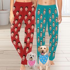 💝Custom Pet Face Pajama Pants for Men and Women: We can customize 1-10 different faces on the shirt for free. Our custom face Pajama pants is a perfect gift to surprise him/her and make you lover laughing.    💕Our product is perfect for holidays, birthdays, anniversaries, wearing loose pajamas is perfect for when you come home or for lazy weekends when you don't want to go anywhere. Whether you want to lie in bed, on the couch and watch your favorite TV, or spend a cozy afternoon with a book a Gifts For Lover, Cozy Afternoon, Pants Custom, Couple Pajamas, Personalized Pajamas, Womens Pajamas Pants, Men Gifts, Sleep Shorts, Photo Couple