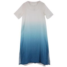 DIY blue linen clothes For Women o neck side open long summer DressesCustom make service available! Please feel free to contact us if you want this dress custom made. Materials used:linenMeasurement:measurement for the top:Size S/US-2/EUR-34 length 121cm / 47.19"Shoulder 37cm / 14.43"bust 99cm / 38.61"Waist 104cm / 40.56"Armhole 35cm / 13.65"Cuff 32cm / 12.48"Sleeve length 28cm / 10.92"Size M/US-2/EUR-34 length 122cm / 47.58"Shoulder 38cm / 14.82"bust 103cm / 40.17"Waist 108cm / 42.12"Armhole 36