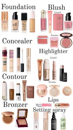 Makeup Ideas Products, Best Makeup Products For Natural Look, Soft Makeup Products, Capsule Makeup Collection, Makeup Ideas For Teens, Makeup Checklist, Trending Makeup Products, Makeup Products List