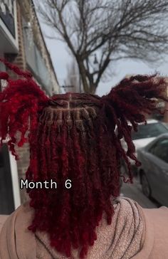 Salon: https://www.instagram.com/noiressencesalon1741/ Red Locs, Natural Dreads, Mixed Curly Hair, Dreadlock Hairstyles For Men, Short Locs Hairstyles, Dreadlock Style, Hair Scarf Styles, Dreadlock Styles, Dyed Hair Inspiration