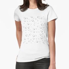 "Water Drops Pattern in a Rainy Spring Day" T-shirt by sitnshop | Redbubble