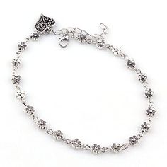 PRICES MAY VARY. ✔This Anklet will make you more charming and eye-catching. Special design and unique structure, a popular item ✔Catch this beautiful accessories for you Material: Alloy Rhinestone. Size: 18*8cm/7.08*3.14" 💗Great Gift-- Dainty ankle bracelet set, special and chic, it's the best gift for good friends, girlfriend, lover and wife 💗Scope of Application-- Easy to match your different outfits, suitable for daily wear or any other occasions like beach party, vacation, dancing party, c Matching Anklets, Handmade Anklets, Barefoot Sandal, Foot Bracelet, Heart Anklet, Ankle Jewelry, Women Anklets, Ankle Chain, Silver Heart Pendant