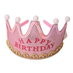 Celebrate in style with our Glittery Pink Happy Birthday Light-Up Tiara Crown. This sparkling tiara crown is the perfect accessory for birthdays and special occasions. It features a dazzling pink design adorned with glitter, adding a touch of glamour to your celebration for all females. The crown is equipped with built-in lights that illuminate and create a magical glow, making you the center of attention. With its comfortable fit and adjustable band, it can be easily worn by both children and a 100 Birthday Decorations, Happy 100th Birthday, Birthday Lights, 17th Birthday Gifts, 100th Birthday Party, 100 Birthday Gifts, Happy 17th Birthday, Pink Happy Birthday, Birthday Tiara