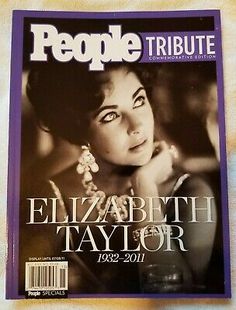 people tribute magazine cover featuring elizabeth taylor