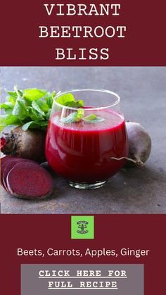 beets, carrots, apples, ginger juice for full recipe