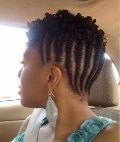 How to Flat Twist Natural Hair: 21 Styling Ideas Hairstyle For Short Natural Hair, Curly Inspiration, Natural Cornrow Hairstyles, Twist Out Styles, Cornrow Hairstyle, Natural Hair Pictures, Short Hair Twist Styles