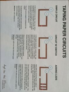 the instructions for how to install an electrical paper circuit box in order to make it easy and efficient